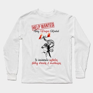 TinyDragonWanted Long Sleeve T-Shirt